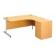 Olton Desk High Pedestal-  600 or 800mm Deep